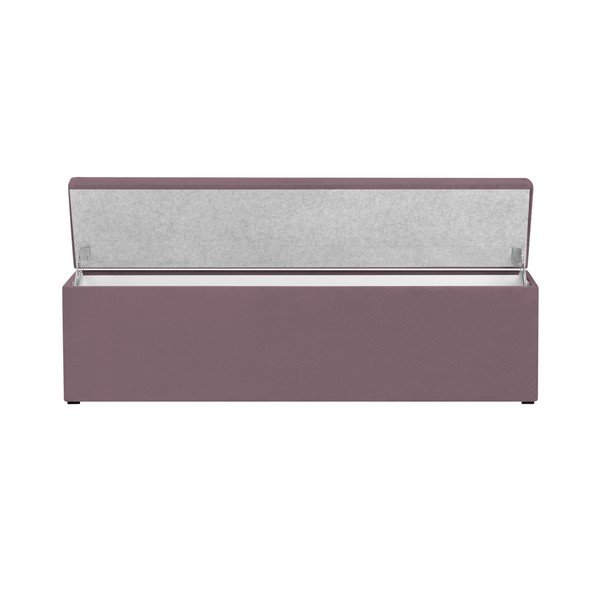 Lawendowa ławka Mazzini Sofas Ancona, 200x46 cm-image-2