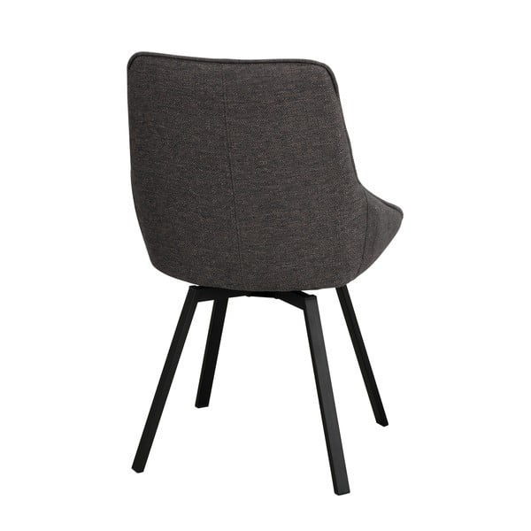 Szare obrotowe krzesło Rowico Alison-image-4