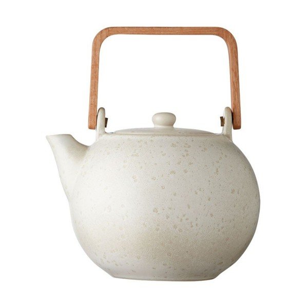 Beżowy kamionkowy dzbanek do herbaty 1,2 l Stentøj − Bitz