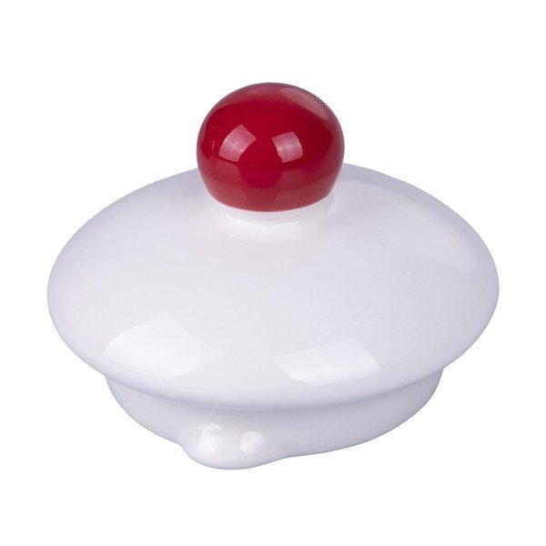 Biało-czerwony świąteczny ceramiczny dzbanek do herbaty 520 ml Xmas – VDE Tivoli 1996-image-3