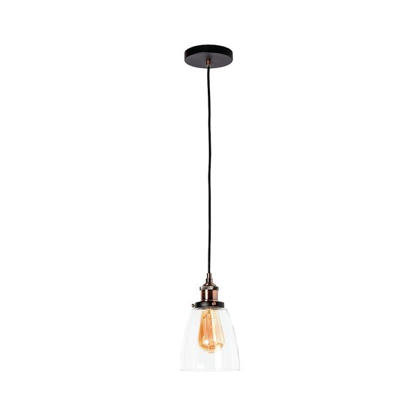 Czarna lampa wisząca SULION Retro