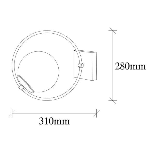 Czarny metalowy kinkiet Opviq lights Aria-image-2