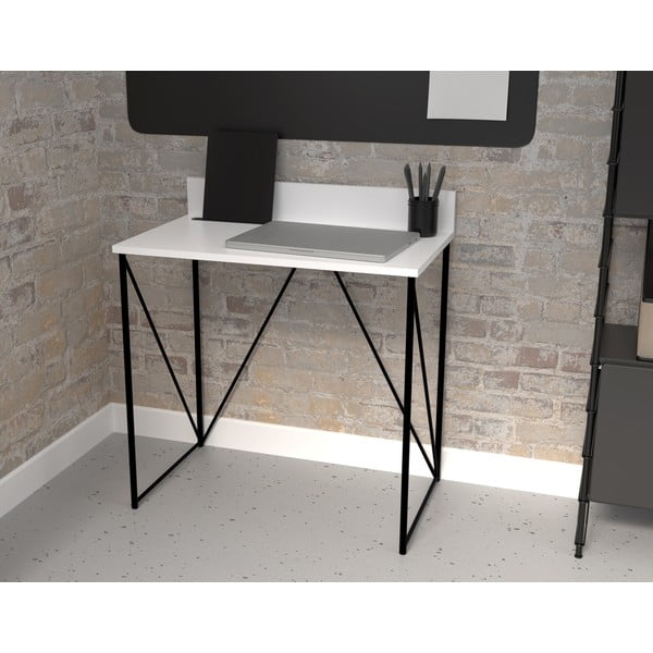 Białe biurko Tenzo Tell, 80x48 cm-image-1