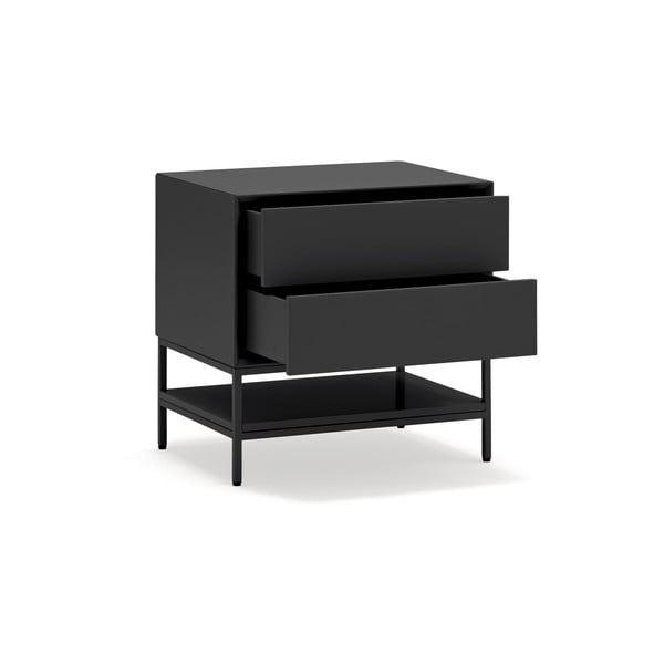 Czarna szafka nocna Platt – Teulat-image-3