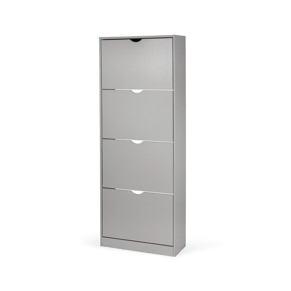 Szara uchylna szafka na buty 60x157x24 cm Stelo – Bonami Essentials