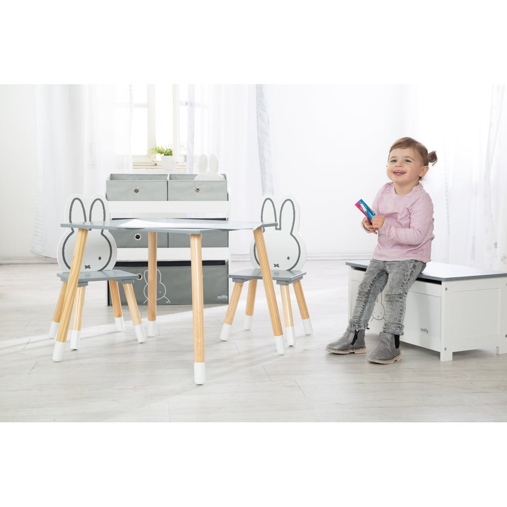 Zestaw mebli dla dzieci 3 szt. Miffy – Roba (zdjęcie 8)