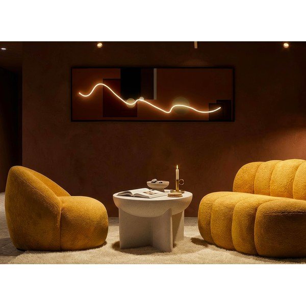 Obraz drukowany z ramą w zestawie/na płótnie 50x150 cm LED – Mauro Ferretti-image-4