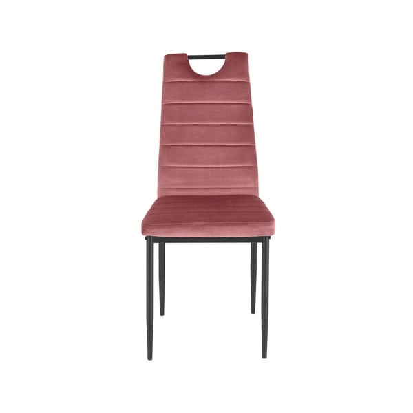 Ciemnoróżowe aksamitne krzesła zestaw 2 szt. Mandy – Støraa-image-1