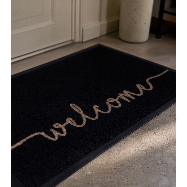 Czarna wycieraczka Hanse Home Cozy Welcome, 45x75 cm-image-3