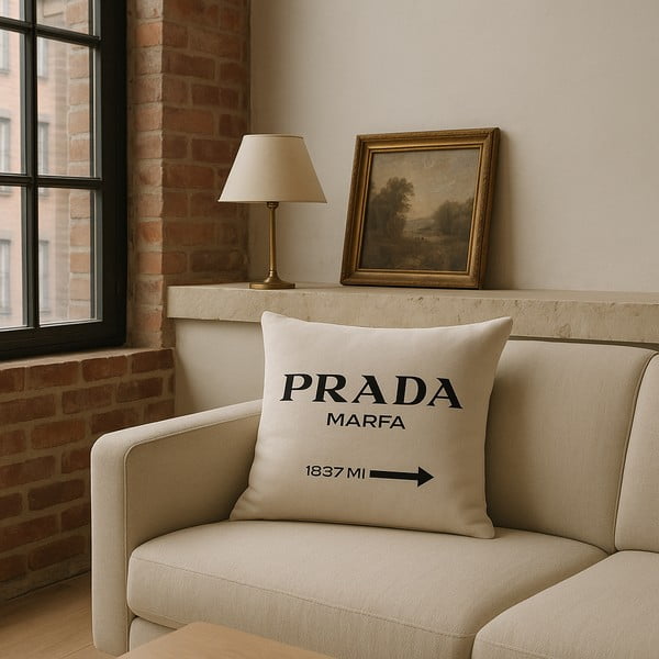 Poszewka na poduszkę 43x43 cm Prada – Mila Home-image-4