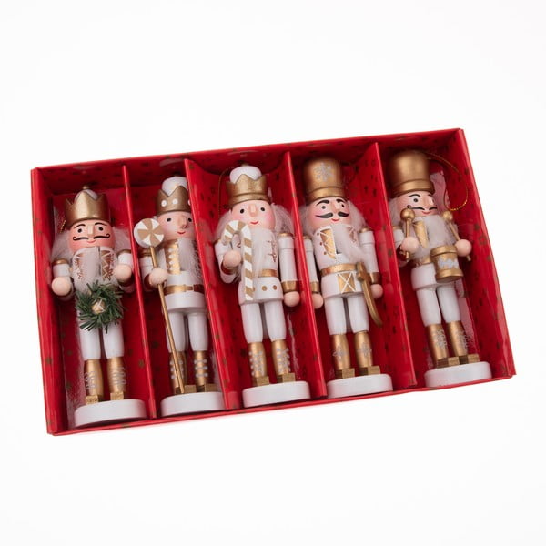 Drewniane ozdoby świąteczne zestaw 4 szt. 12,5 cm – Dakls