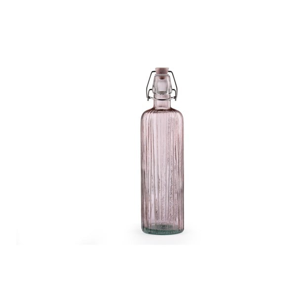 Różowa szklana butelka 750 ml Kusintha − Bitz