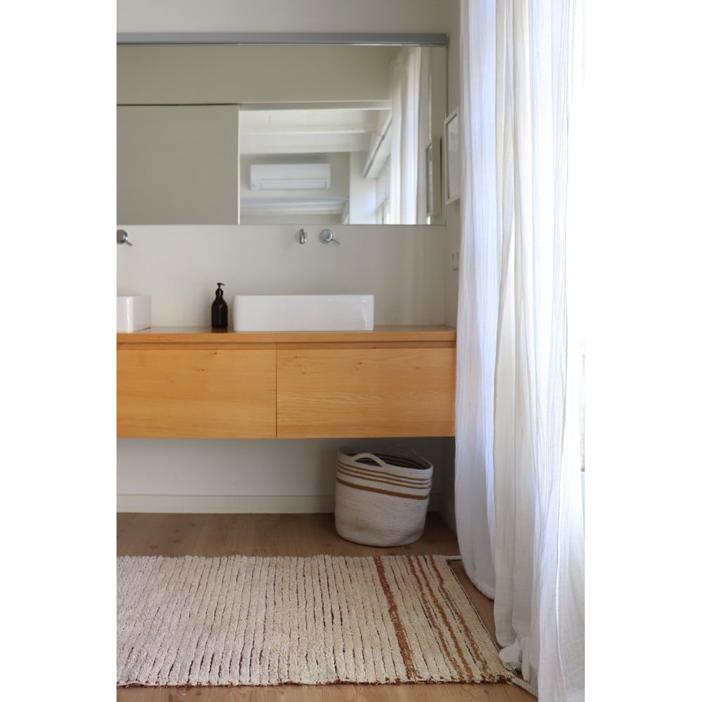 Ceglasty bawełniany dywan 80x140 cm Twin Toffee – Lorena Canals (zdjęcie 10)