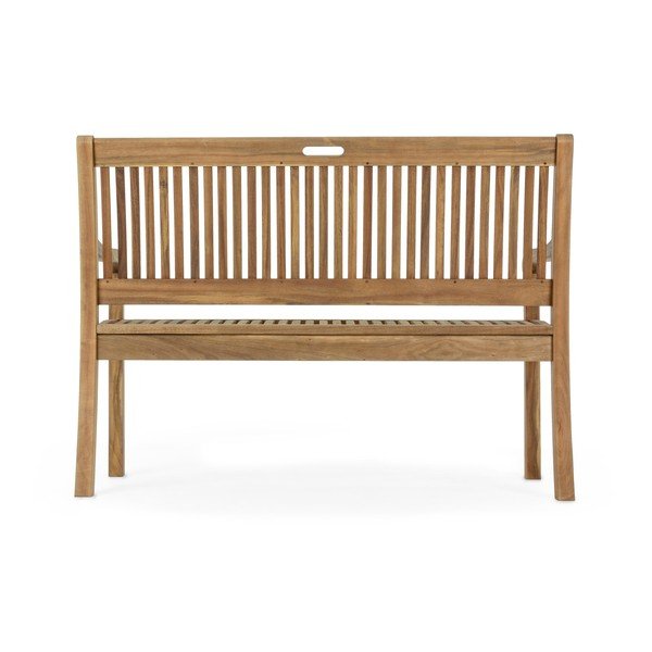 Drewniana ławka ogrodowa w naturalnym kolorze Noemi – Bizzotto-image-4