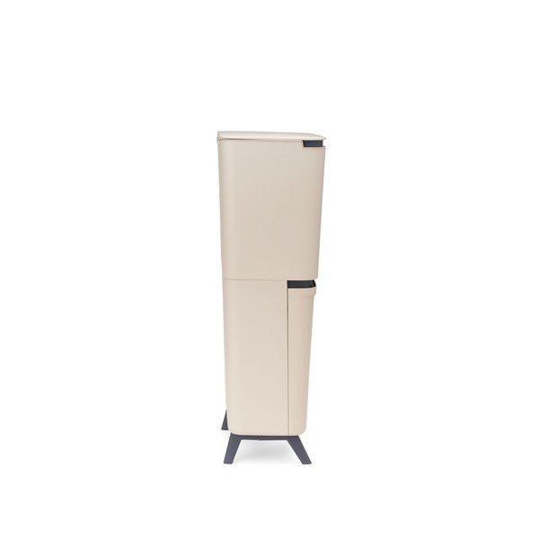 Beżowy plastikowy kosz na śmieci 25+10+10 l do segregacji odpadów SortUp Recycle Hi – Brabantia-image-3