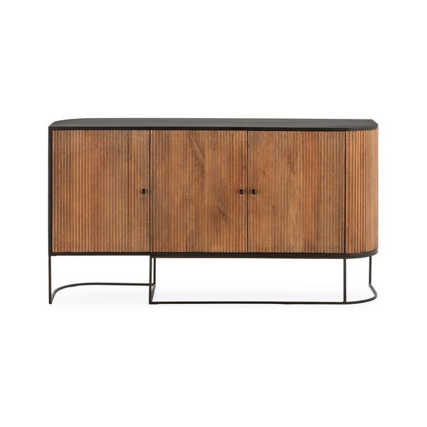 Komoda z litego drewna mango w naturalnym kolorze 165x90x40 cm Curve – MOME-image-2