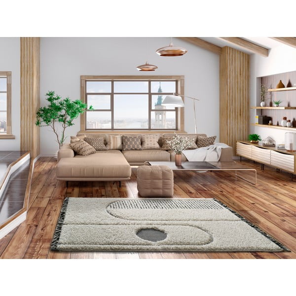 Beżowy dywan Universal Horizon Line, 128x190 cm-image-2