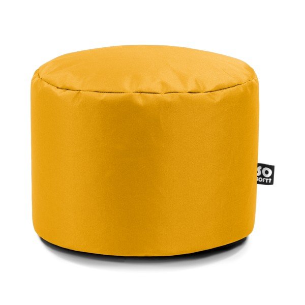 Żółty dziecięcy worek do siedzenia Dot M – So Soft?