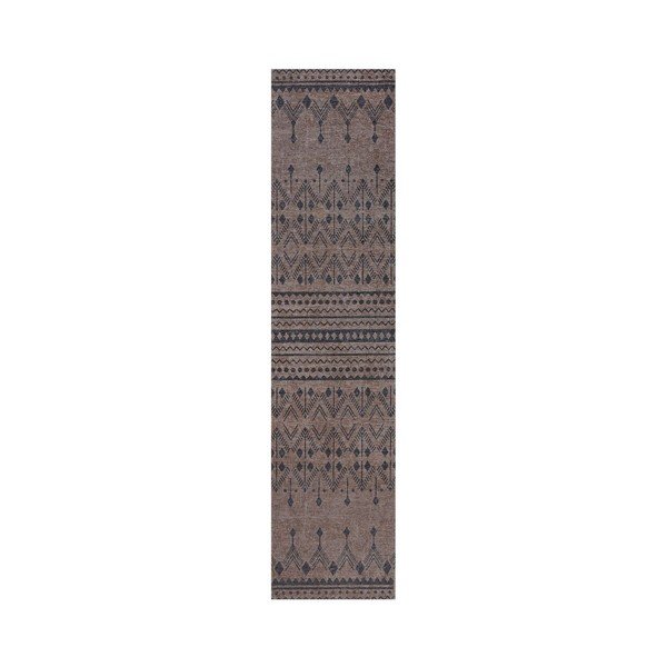 Brązowy chodnik odpowiedni do prania 57x230 cm MATCH NIKO JUTE LOOK – Flair Rugs
