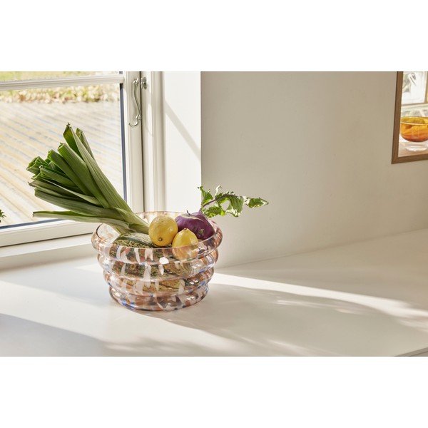 Szklana misa ø 31 cm Blaze – Hübsch-image-1