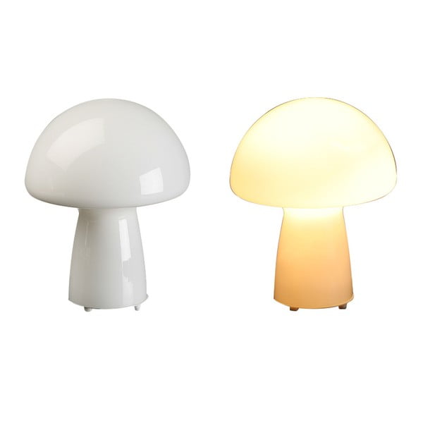 Biała lampa w kształcie grzyba Versa Kompleta