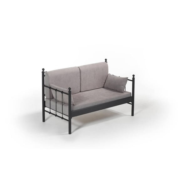 Szara 2-osobowa sofa ogrodowa Lalas DK, 76x149 cm