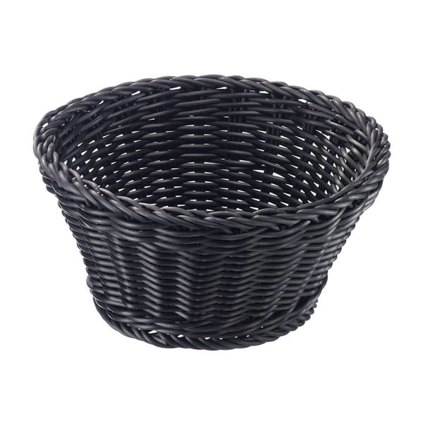 Czarny koszyczek stołowy Saleen, ø 18 cm