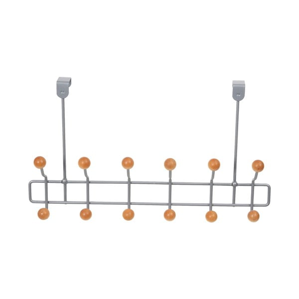 Metalowy wieszak na drzwi w kolorze srebra 51 cm Billy – Compactor