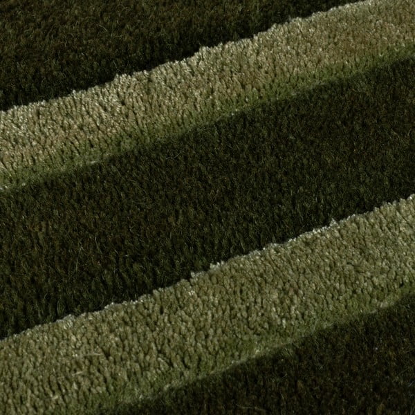 Ciemnozielony wełniany dywan tkany ręcznie 160x230 cm Gatsby – Flair Rugs-image-2