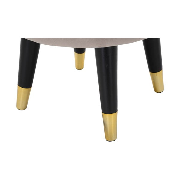 Beżowy aksamitny podnóżek Paris – Mauro Ferretti-image-4