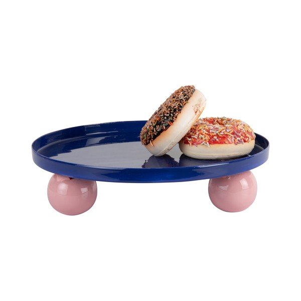 Metalowa taca dekoracyjna ø 25 cm Double Funky – PT LIVING-image-3