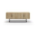 Szafka pod TV w dekorze dębu 140x55 cm Titan – Marckeric