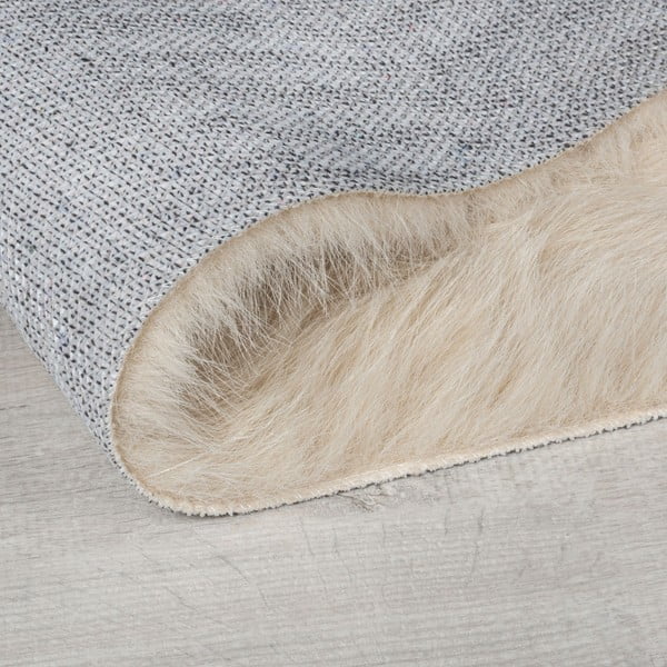 Beżowa syntetyczna skóra 80x150 cm Alpine Faux Fur – Flair Rugs-image-2