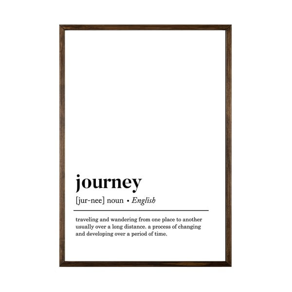 Plakat 50x70 cm Journey – Wallity