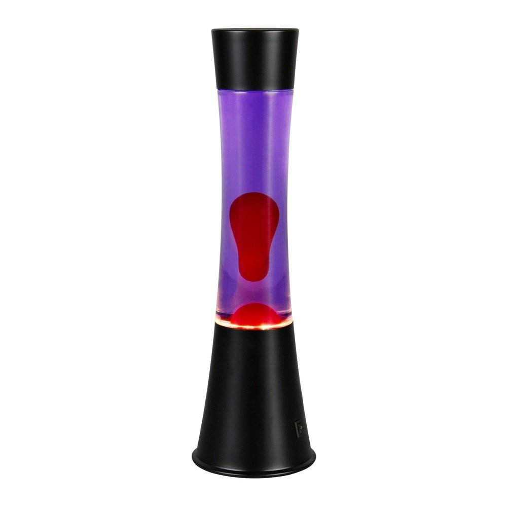 Czarna lampa lawa LED (wysokość 39,5 cm) Etna – Reality