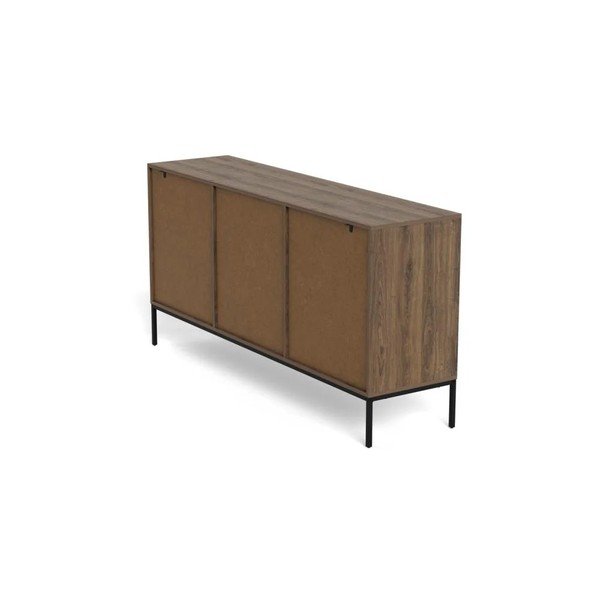 Komoda w dekorze dębu w ciemnym naturalnym kolorze 158x80x40 cm Palmdale – Actona-image-4
