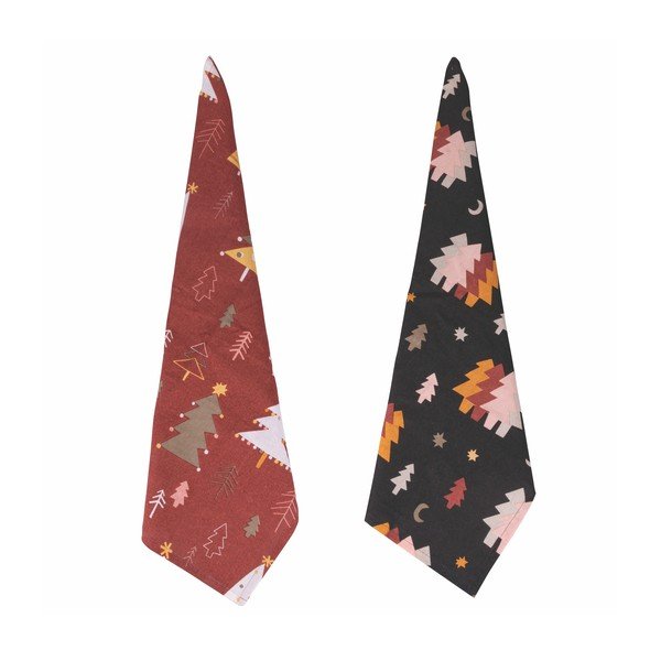 Świąteczne bawełniane ścierki zestaw 2 szt. 70x45 cm Nude Xmas – VDE Tivoli 1996