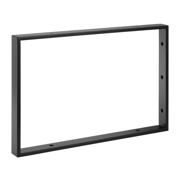 Czarny stalowy stelaż pod blat 49x4 cm – Sapho