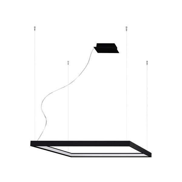 Czarna lampa wisząca LED 80x80 cm Aura – Nice Lamps