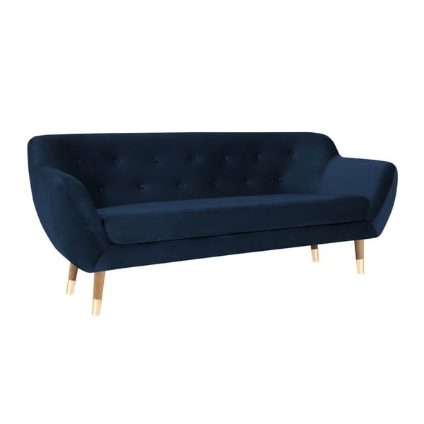 Ciemnoniebieska sofa 2-osobowa Mazzini Sofas Amelie-image-4