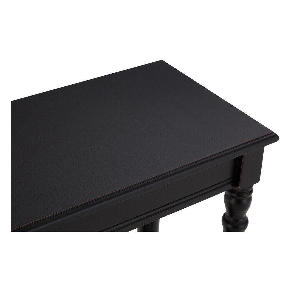 Czarna konsola z litego drewna sosnowego 30x80 cm Heritage – Premier Housewares (zdjęcie 10)