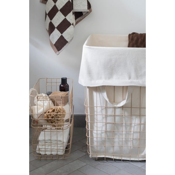 Beżowy metalowo-tekstylny kosz na pranie 64 l Store-It – Mette Ditmer Denmark-image-1