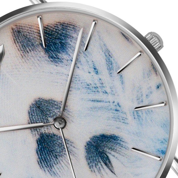 Zegarek damski z niebieskim paskiem ze skóry Emily Westwood Nataly-image-2