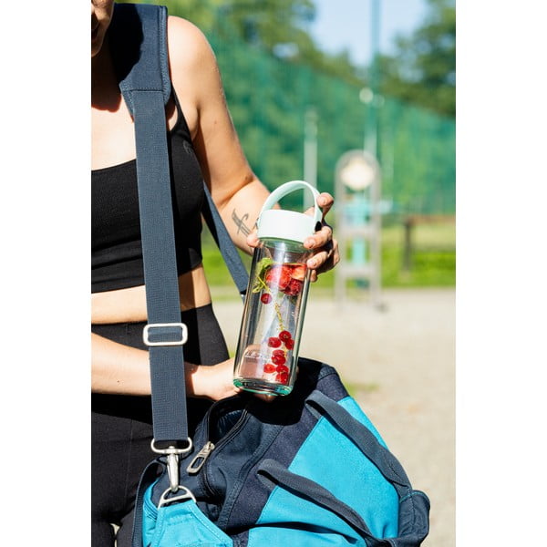 Miętowa szklana butelka 350 ml Fuori – Vialli Design-image-2