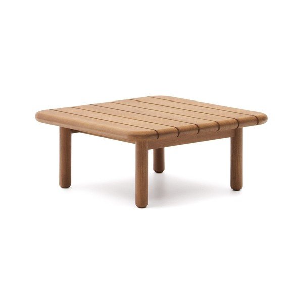 Stolik ogrodowy z litego drewna tekowego 70x70 cm Turqueta – Kave Home