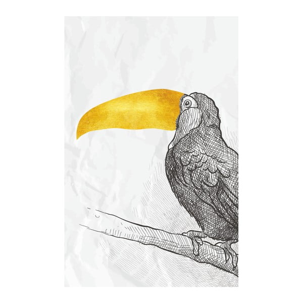 Obraz Canvas Framework Bird, 45x70 cm