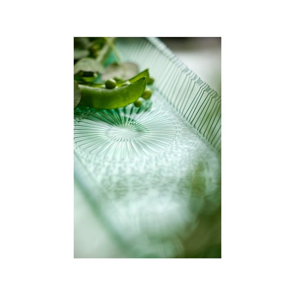 Zielony szklany półmisek 14x38 cm Kusintha – Bitz-image-3