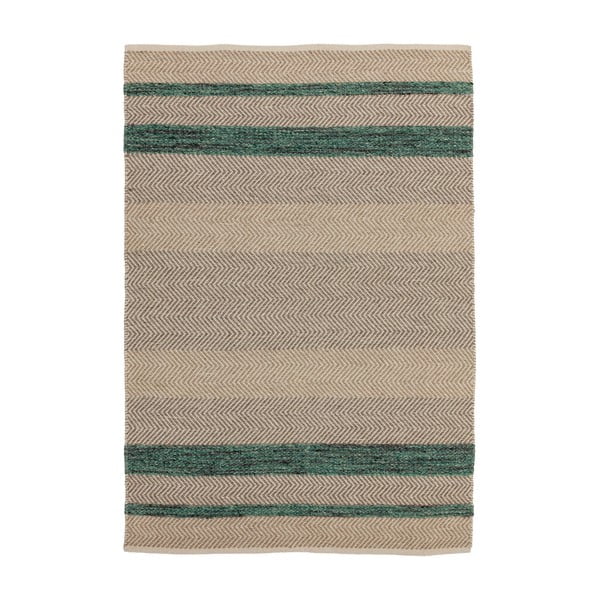 Brązowo-zielony dywan Asiatic Carpets Fields, 160x230 cm