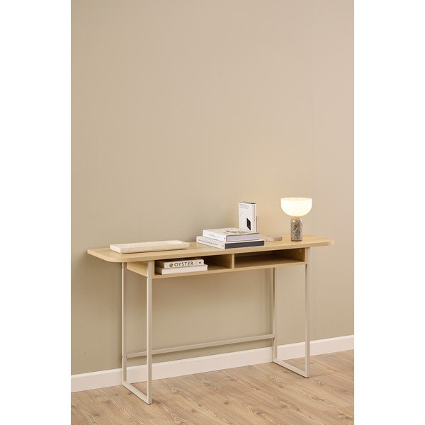 Konsola w dekorze dębu w naturalnym kolorze 40x140 cm Darlington – Actona-image-1