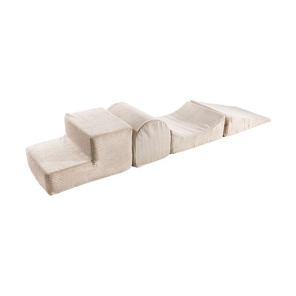 Beżowy piankowy plac zabaw 4 szt. wysokość 30 cm 45x193 cm – Meowbaby